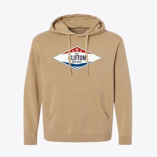 Clifton New Jersey Diamond Star Pigment-Dyed Hoodie