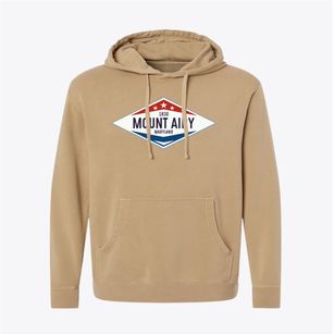 Mount Airy Maryland Diamond Star Pigment-Dyed Hoodie