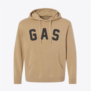 Gas Kansas Classic Curve Pigment-Dyed Hoodie