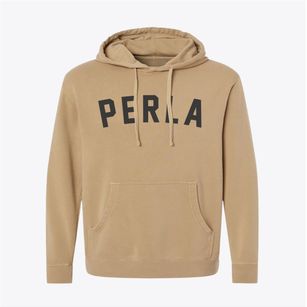 Perla Arkansas Classic Curve Pigment-Dyed Hoodie