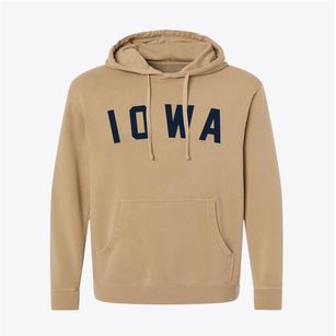 Iowa Louisiana Classic Curve Pigment-Dyed Hoodie