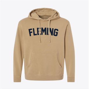 Fleming New York Classic Curve Pigment-Dyed Hoodie