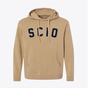 Scio New York Classic Curve Pigment-Dyed Hoodie