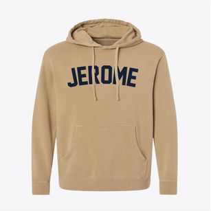Jerome Illinois Classic Curve Pigment-Dyed Hoodie