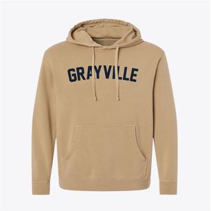 Grayville Illinois Classic Curve Pigment-Dyed Hoodie
