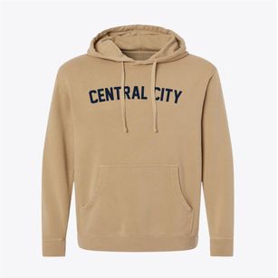 Central City Iowa Classic Curve Pigment-Dyed Hoodie