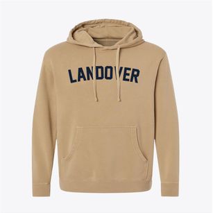 Landover Maryland Classic Curve Pigment-Dyed Hoodie