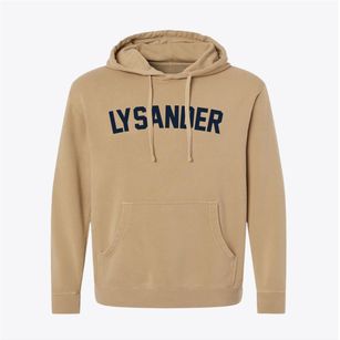 Lysander New York Classic Curve Pigment-Dyed Hoodie