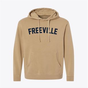 Freeville New York Classic Curve Pigment-Dyed Hoodie
