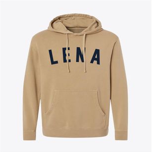 Lena Mississippi Classic Curve Pigment-Dyed Hoodie