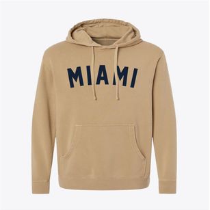 Miami Oklahoma Classic Curve Pigment-Dyed Hoodie