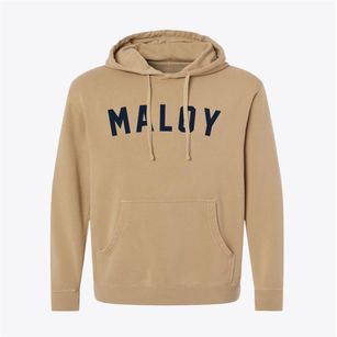 Maloy Iowa Classic Curve Pigment-Dyed Hoodie