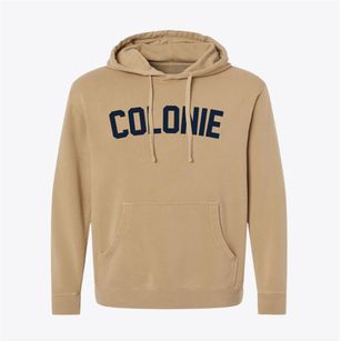 Colonie New York Classic Curve Pigment-Dyed Hoodie