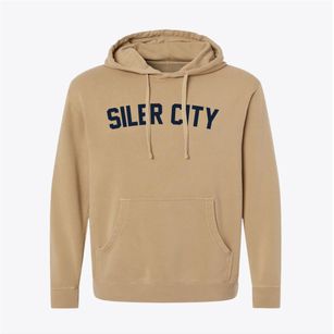 Siler City North Carolina Classic Curve Pigment-Dyed Hoodie