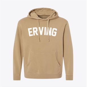 Erving Massachusetts Classic Curve Pigment-Dyed Hoodie