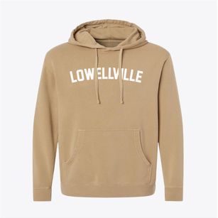 Lowellville Ohio Classic Curve Pigment-Dyed Hoodie