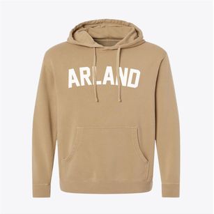 Arland Wisconsin Classic Curve Pigment-Dyed Hoodie