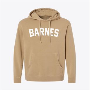 Barnes Wisconsin Classic Curve Pigment-Dyed Hoodie