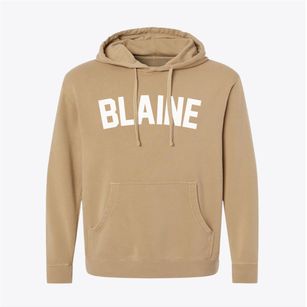 Blaine Maine Classic Curve Pigment-Dyed Hoodie