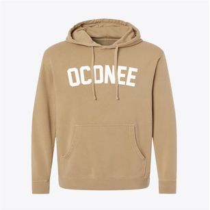 Oconee Illinois Classic Curve Pigment-Dyed Hoodie