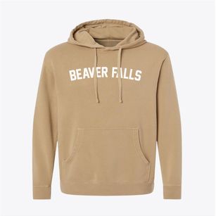 Beaver Falls Pennsylvania Classic Curve Pigment-Dyed Hoodie