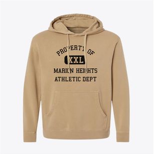 Marion Heights Pennsylvania Athletic Dept Pigment-Dyed Hoodie