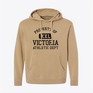 Victoria Illinois Athletic Dept Pigment-Dyed Hoodie