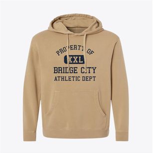 Bridge City Louisiana Athletic Dept Pigment-Dyed Hoodie