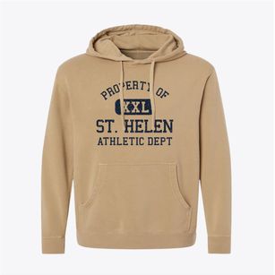 St. Helen Michigan Athletic Dept Pigment-Dyed Hoodie