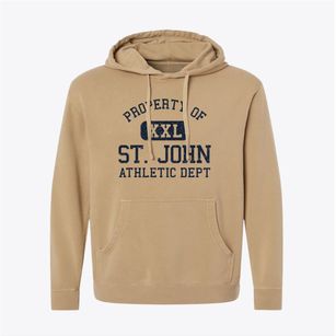 St. John North Dakota Athletic Dept Pigment-Dyed Hoodie