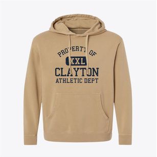 Clayton Idaho Athletic Dept Pigment-Dyed Hoodie