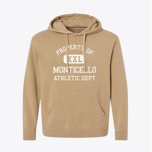 Monticello Indiana Athletic Dept Pigment-Dyed Hoodie