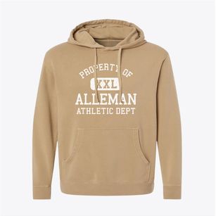 Alleman Iowa Athletic Dept Pigment-Dyed Hoodie