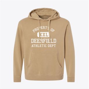 Deerfield Illinois Athletic Dept Pigment-Dyed Hoodie