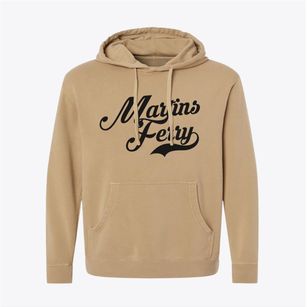 Martins Ferry Ohio Vintage Team Pigment-Dyed Hoodie