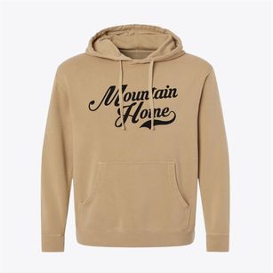 Mountain Home North Carolina Vintage Team Pigment-Dyed Hoodie