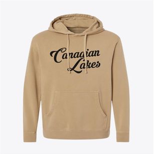 Canadian Lakes Michigan Vintage Team Pigment-Dyed Hoodie