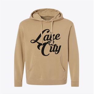 Lake City Tennessee Vintage Team Pigment-Dyed Hoodie