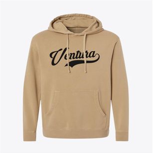 Ventura California Vintage Team Pigment-Dyed Hoodie