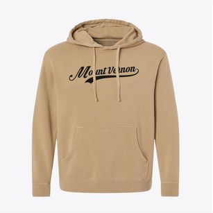 Mount Vernon Illinois Vintage Team Pigment-Dyed Hoodie