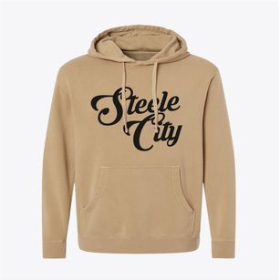 Steele City Nebraska Vintage Team Pigment-Dyed Hoodie