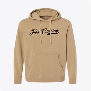 Fox Crossing Wisconsin Vintage Team Pigment-Dyed Hoodie