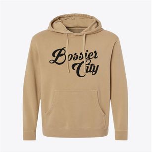 Bossier City Louisiana Vintage Team Pigment-Dyed Hoodie