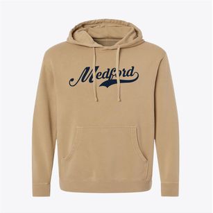 Medford Massachusetts Vintage Team Pigment-Dyed Hoodie