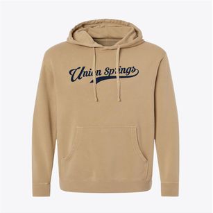 Union Springs Alabama Vintage Team Pigment-Dyed Hoodie
