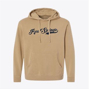 Red Springs North Carolina Vintage Team Pigment-Dyed Hoodie
