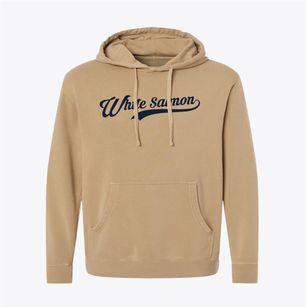 White Salmon Washington Vintage Team Pigment-Dyed Hoodie