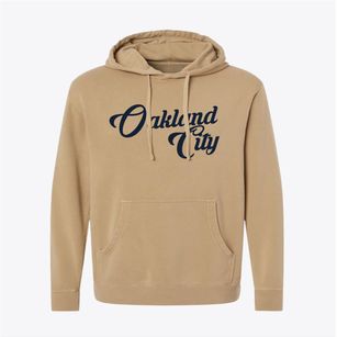 Oakland City Indiana Vintage Team Pigment-Dyed Hoodie