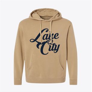 Lake City Arkansas Vintage Team Pigment-Dyed Hoodie
