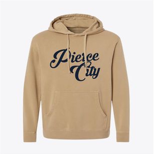 Pierce City Missouri Vintage Team Pigment-Dyed Hoodie